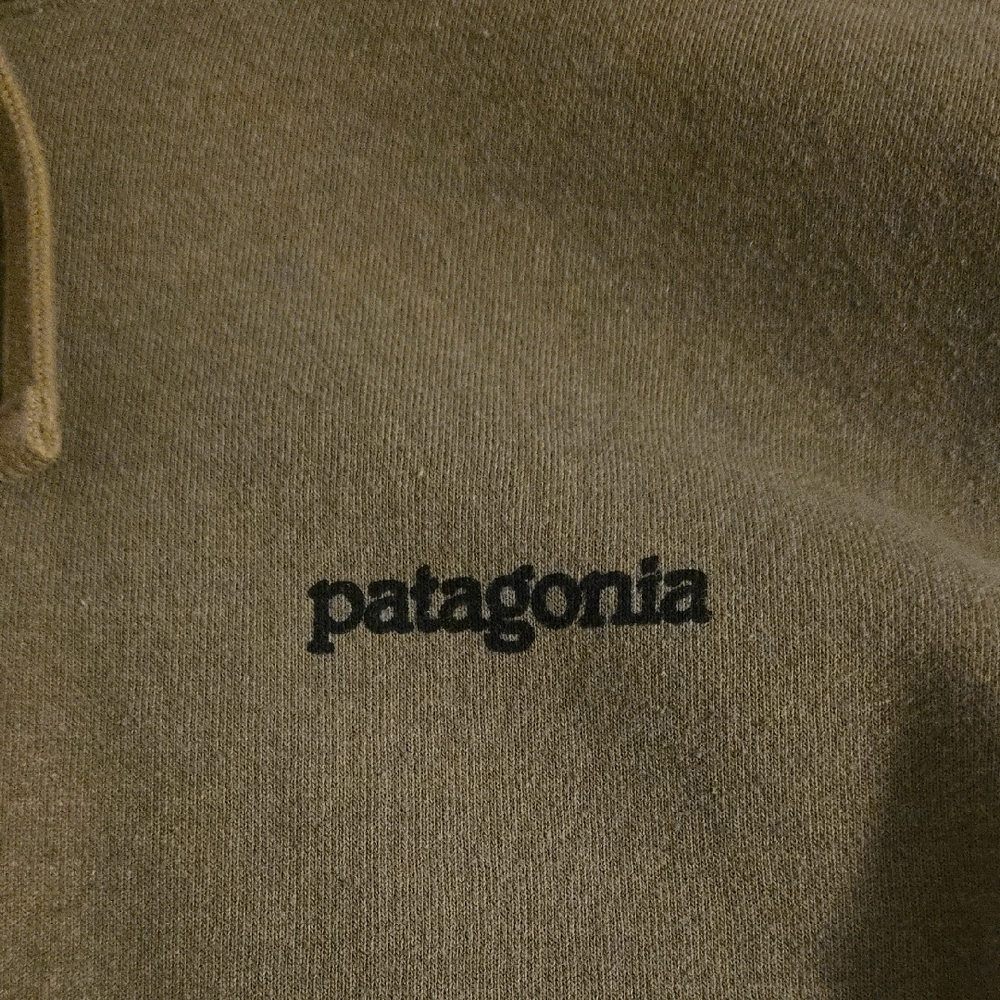 Patagonia Men's Green Hoodie Sweater - Picture 2 of 8